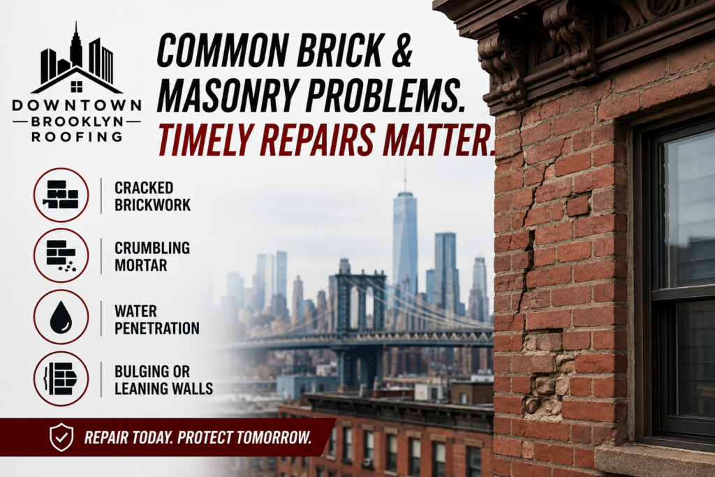 Brick and masonry problems common in Brooklyn buildings