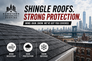 How shingle roofs protect Brooklyn homes from wind, rain, and snow