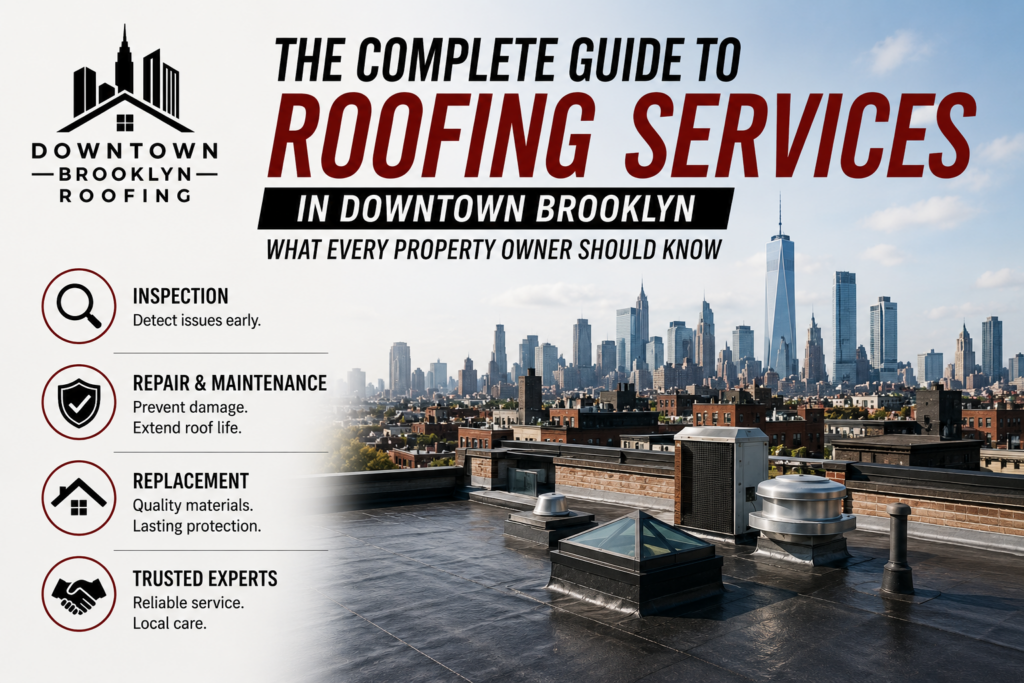 Roofing services in Downtown Brooklyn for property owners