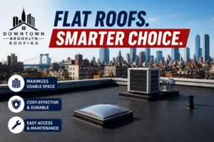 Why Flat Roofs Are Common in Downtown Brooklyn Buildings